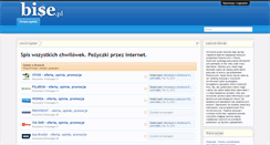 Desktop Screenshot of bise.pl